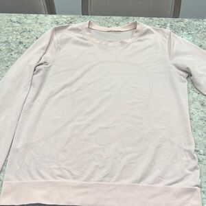 Blush Pink Crew Neck Top